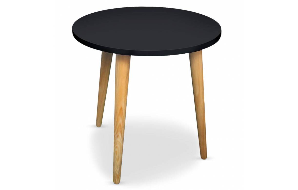 Table basse ronde style scandinave
