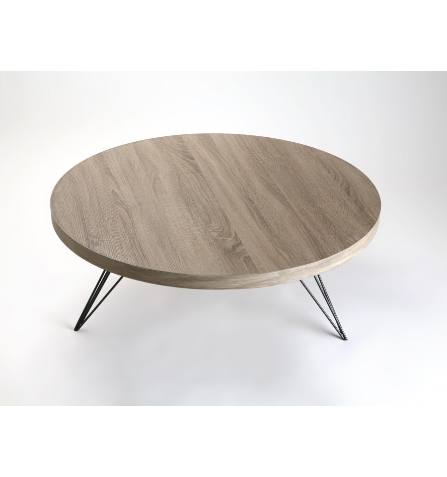 Petite table basse ronde vintage