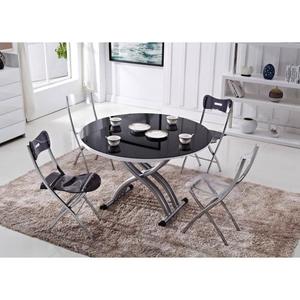 Table basse ronde relevable extensible rondo