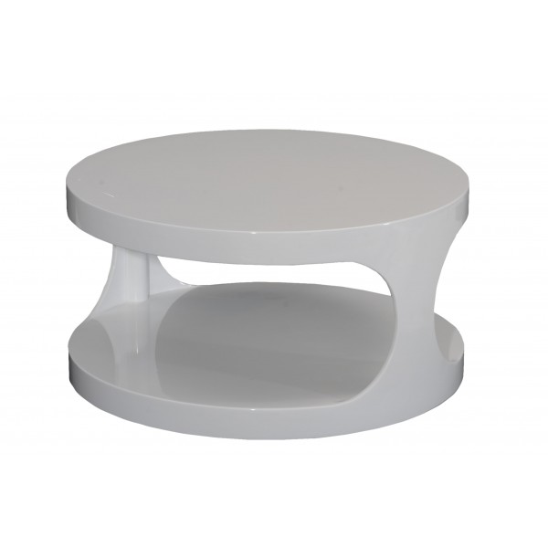 Table basse relevable ilona laquee rouge
