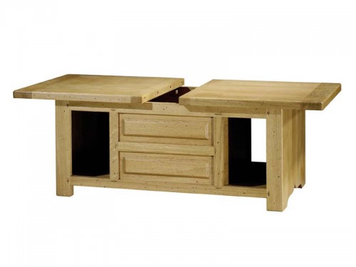Table basse rustique en bois