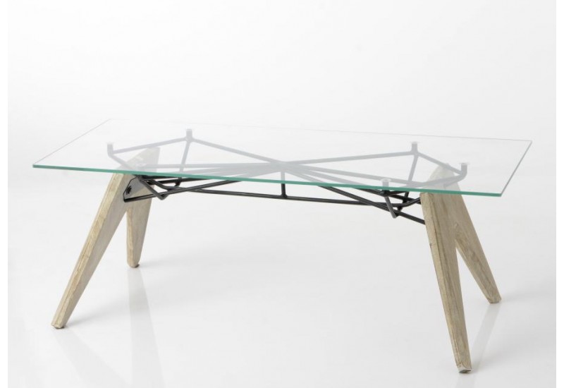 Table basse scandinave metal