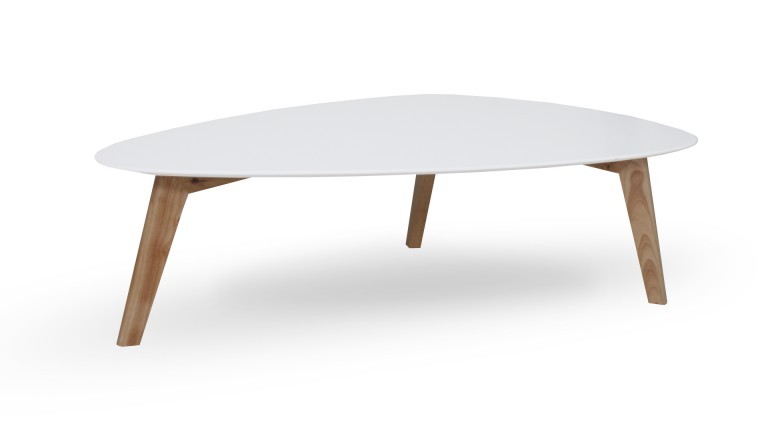 Table basse scandinave blanche pas cher