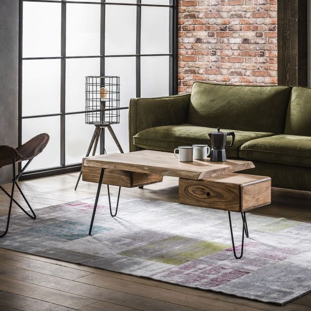Table basse scandinave massif