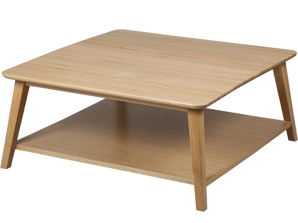 Table basse scandinave carre