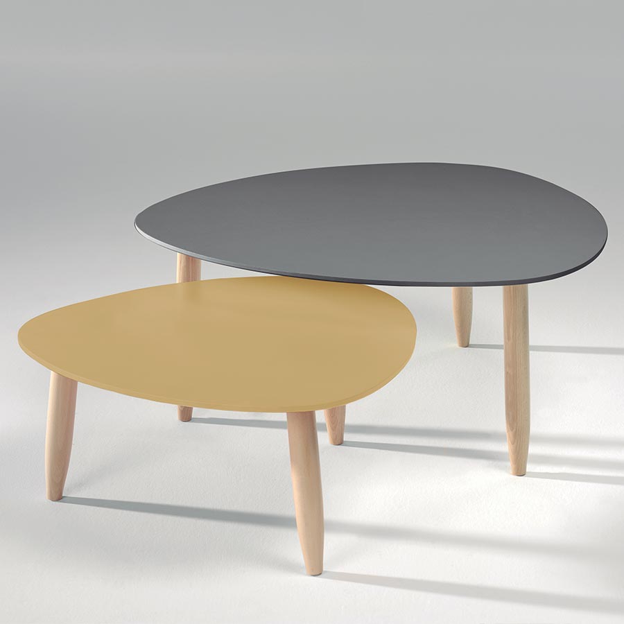Table basse scandinave rue du commerce
