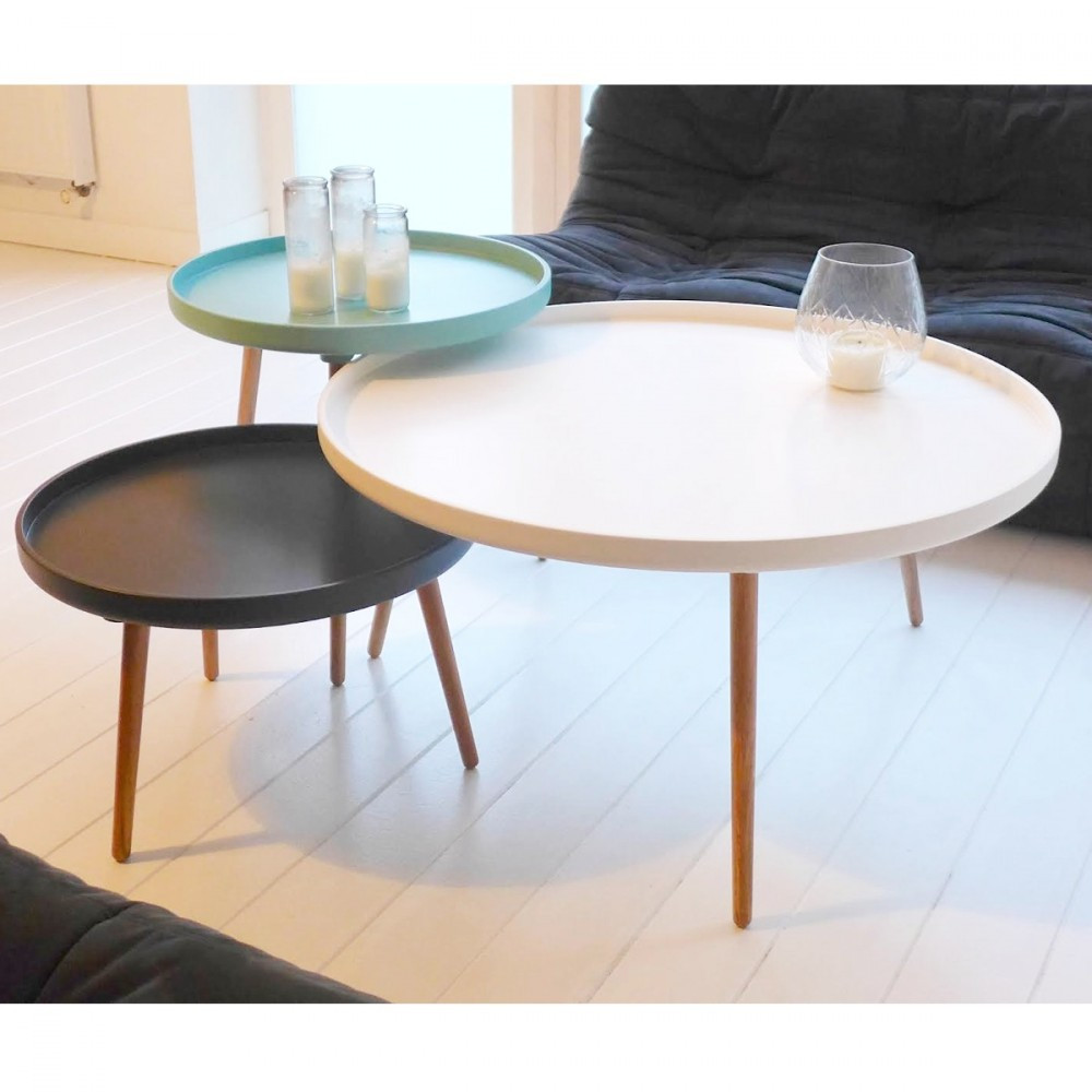 Table basse ronde kompass