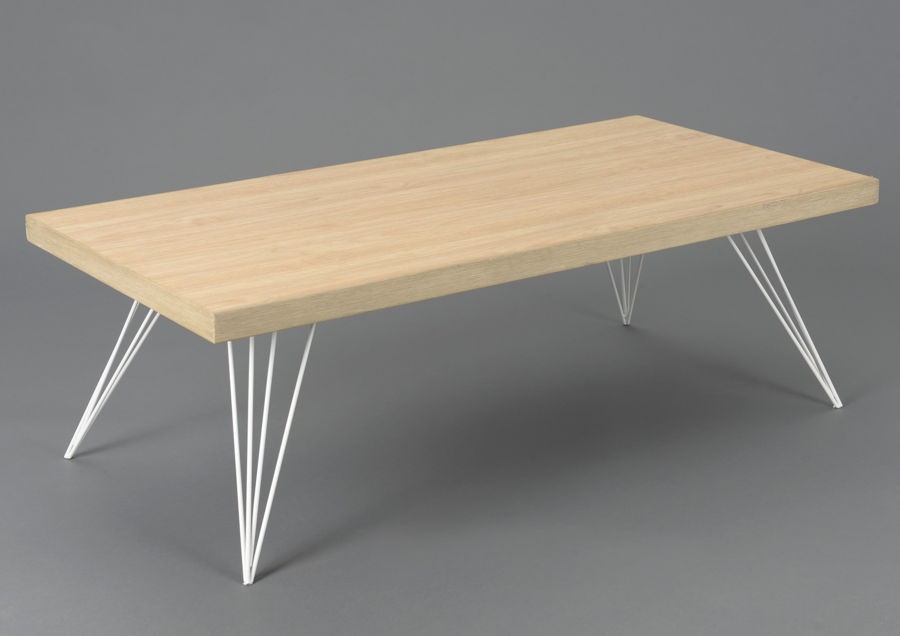 Table basse bois 2 tiroirs