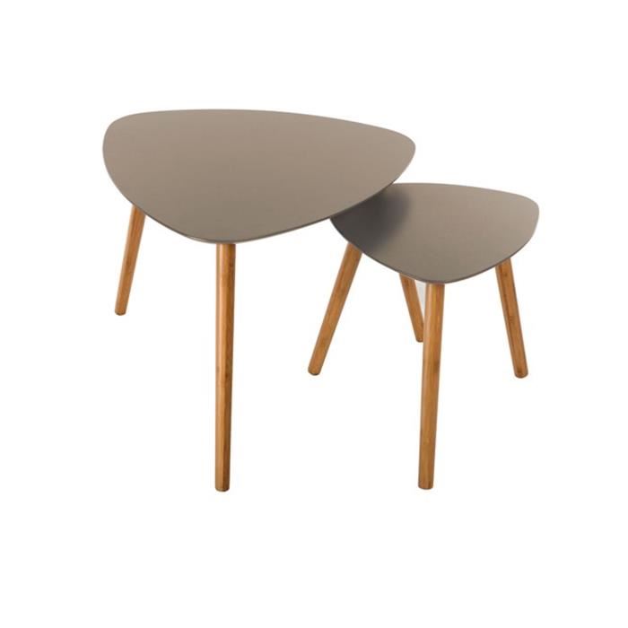 Table basse scandinave par 2