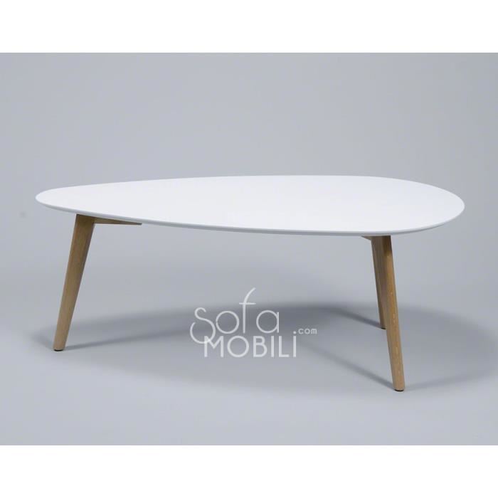 Table basse tripode scandinave