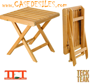 Table basse en bois pliable