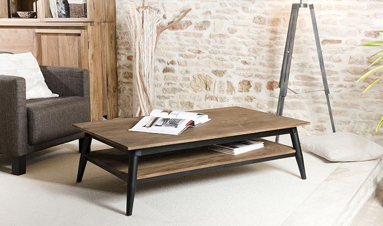 Salon table basse scandinave