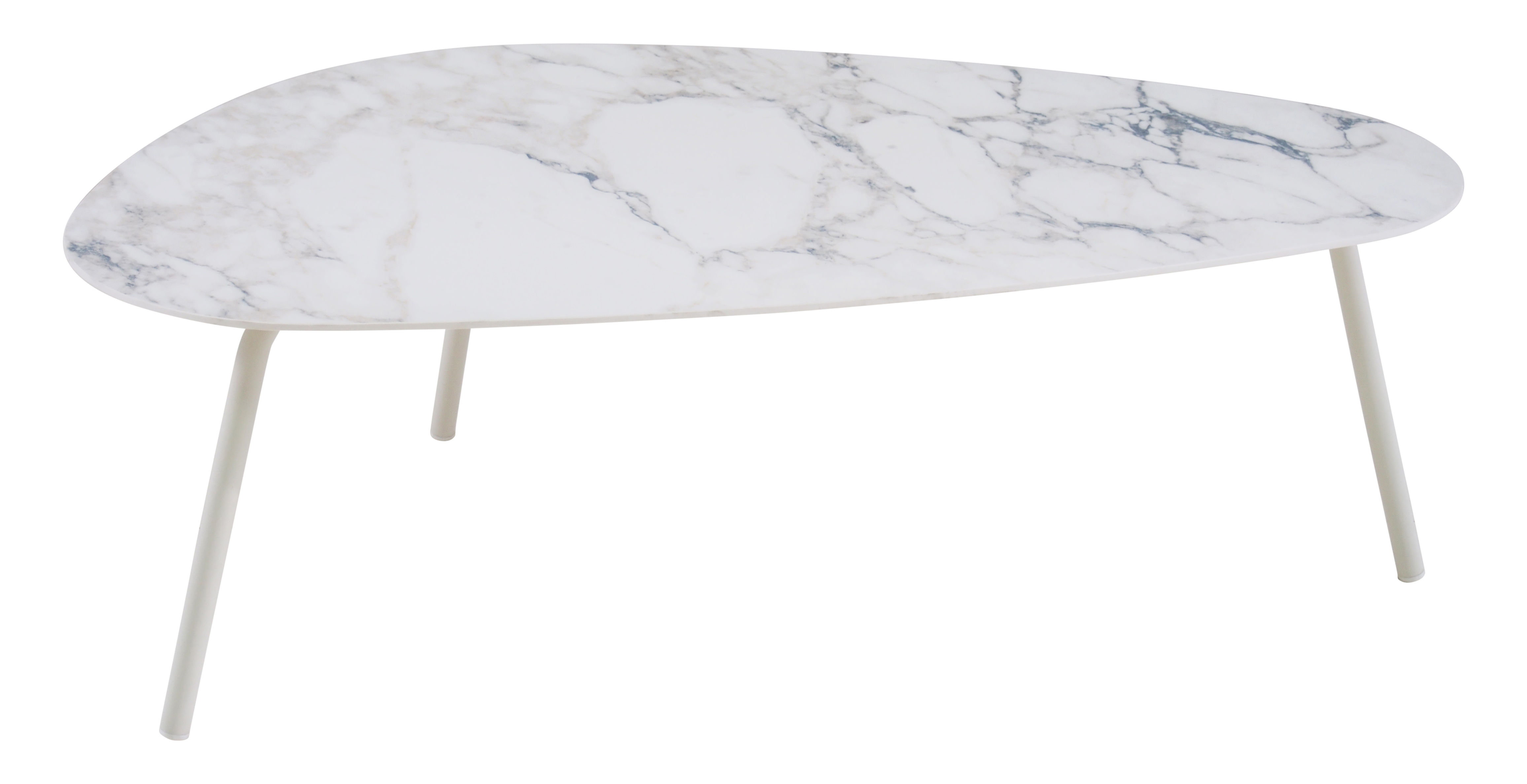 Table basse effet marbre