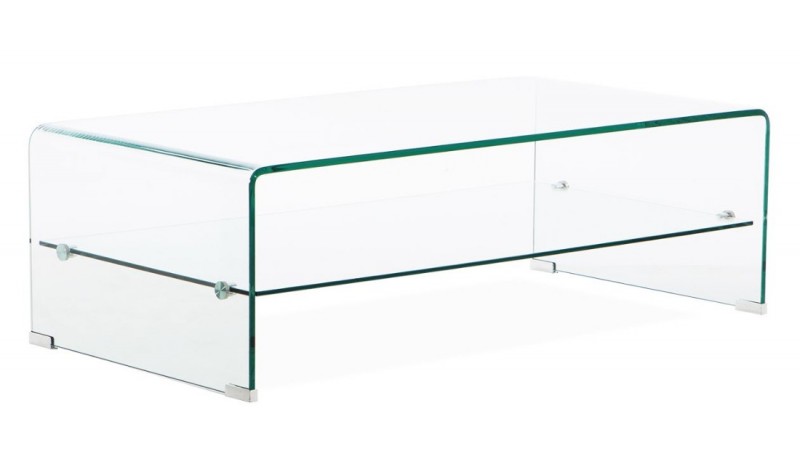 Table basse en verre stella