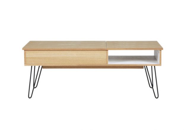 Table basse bois et verre design - Mobilier design, décoration d'intérieur
