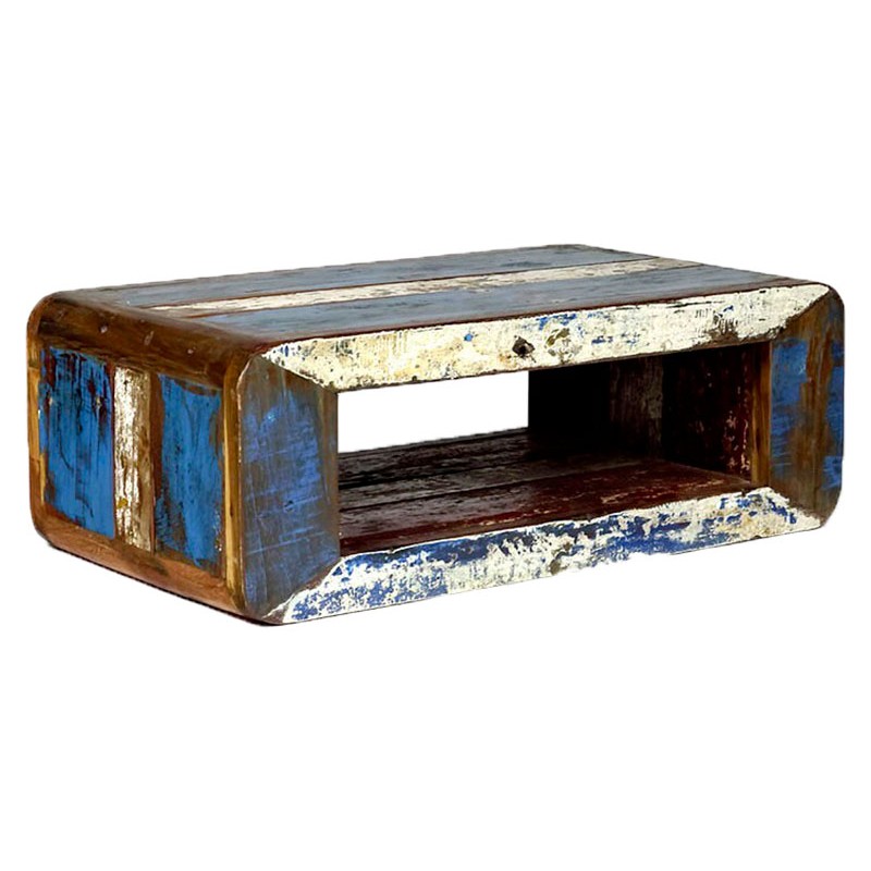Table basse bois recyclé pas cher