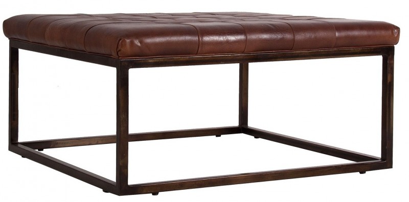 Table basse vintage marron