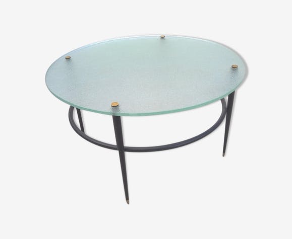 Table basse vintage en metal