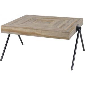 Table basse vintage taupe