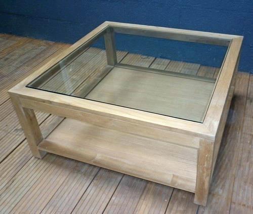 Table basse fly noire