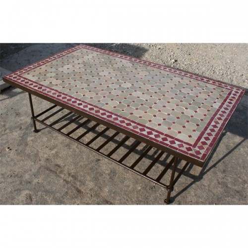 Table basse zellige
