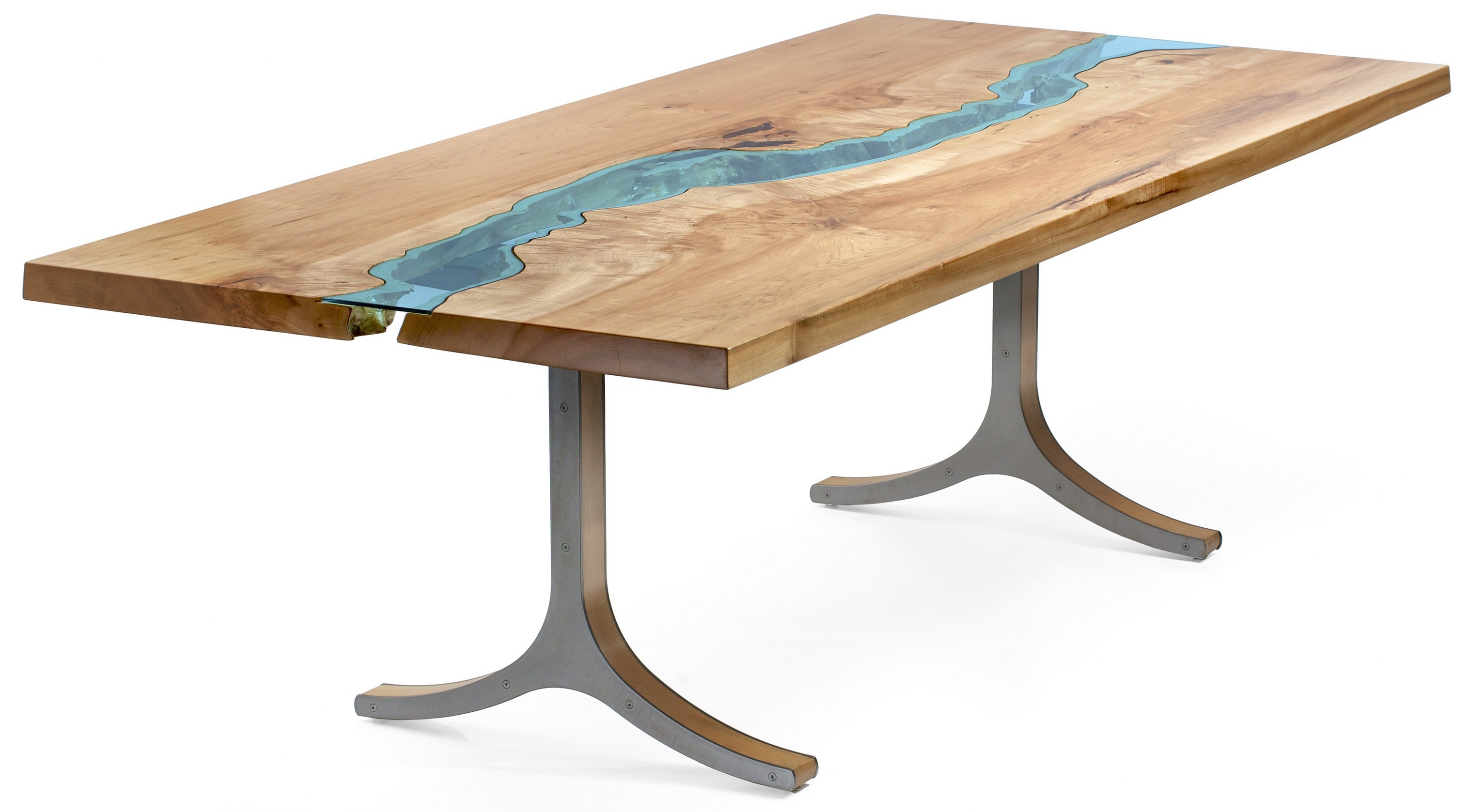 Table basse en verre de createur