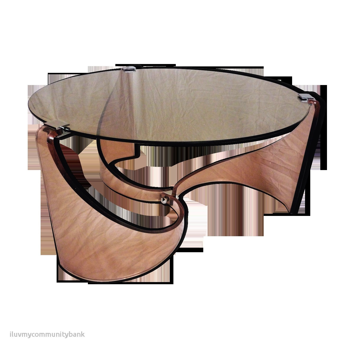 Pied de table basse bois design