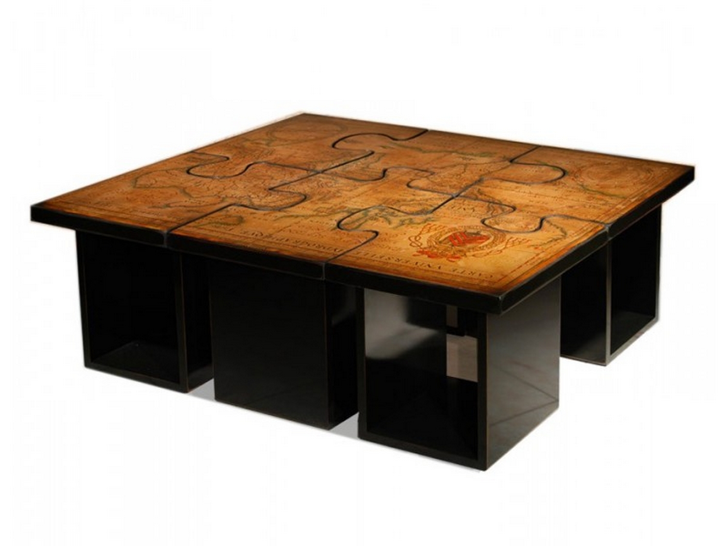 Table basse bois originale pas cher