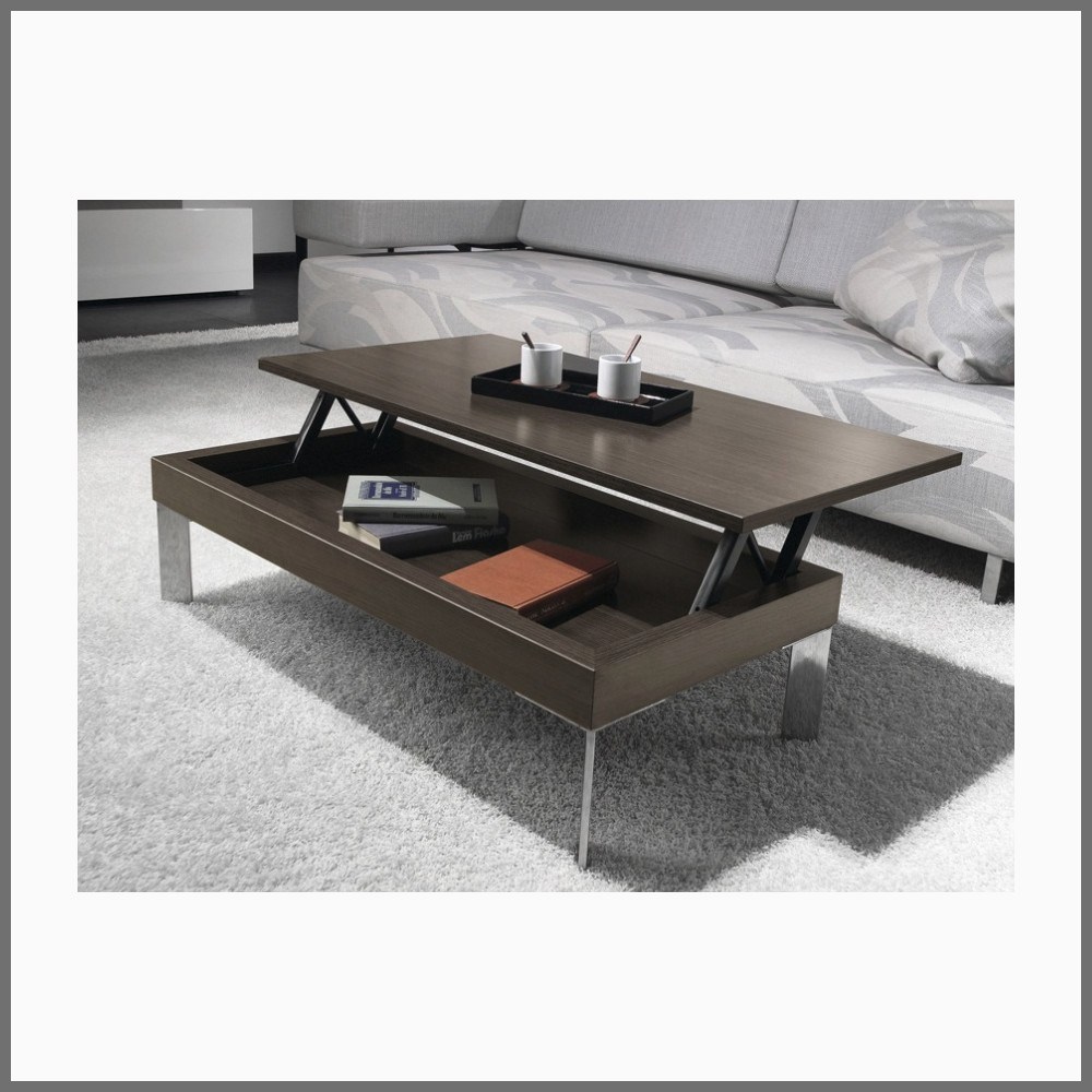 Table basse plateau relevable 120 cm
