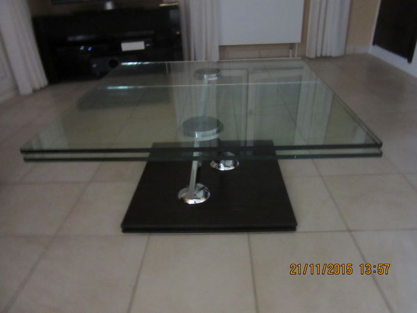 Table basse en verre roche bobois occasion