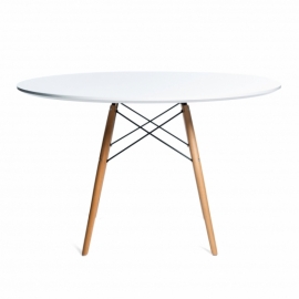 Jim table basse en verre courbé et bois