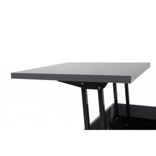 Table basse relevable extensible giani grise