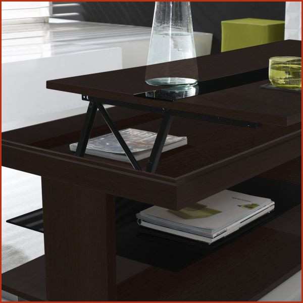Table basse relevable philadelphia bois wenge