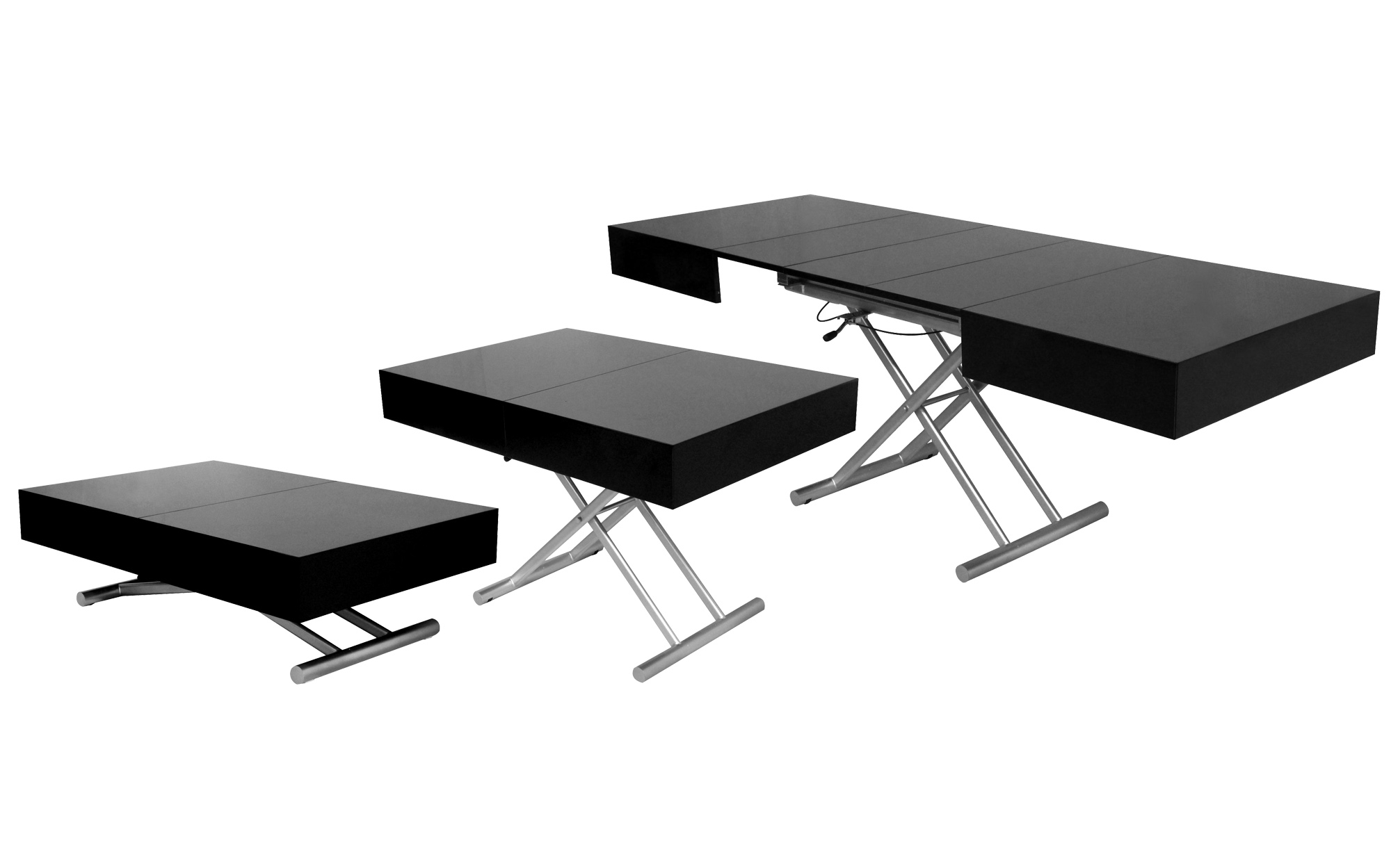 Table basse relevable alice blanc