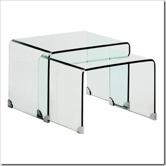 Table basse en verre la redoute