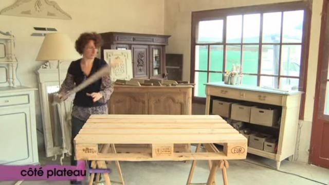 Créer une table basse en palette