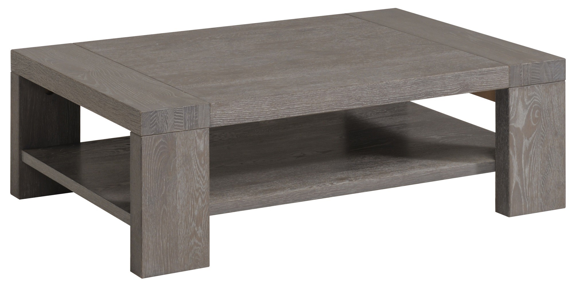 Table basse bois gris taupe