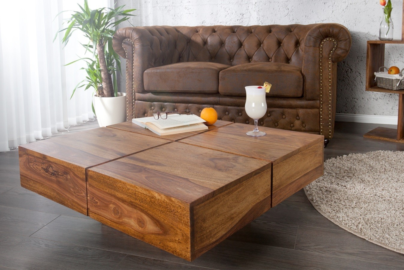 Fabriquer table basse bois massif