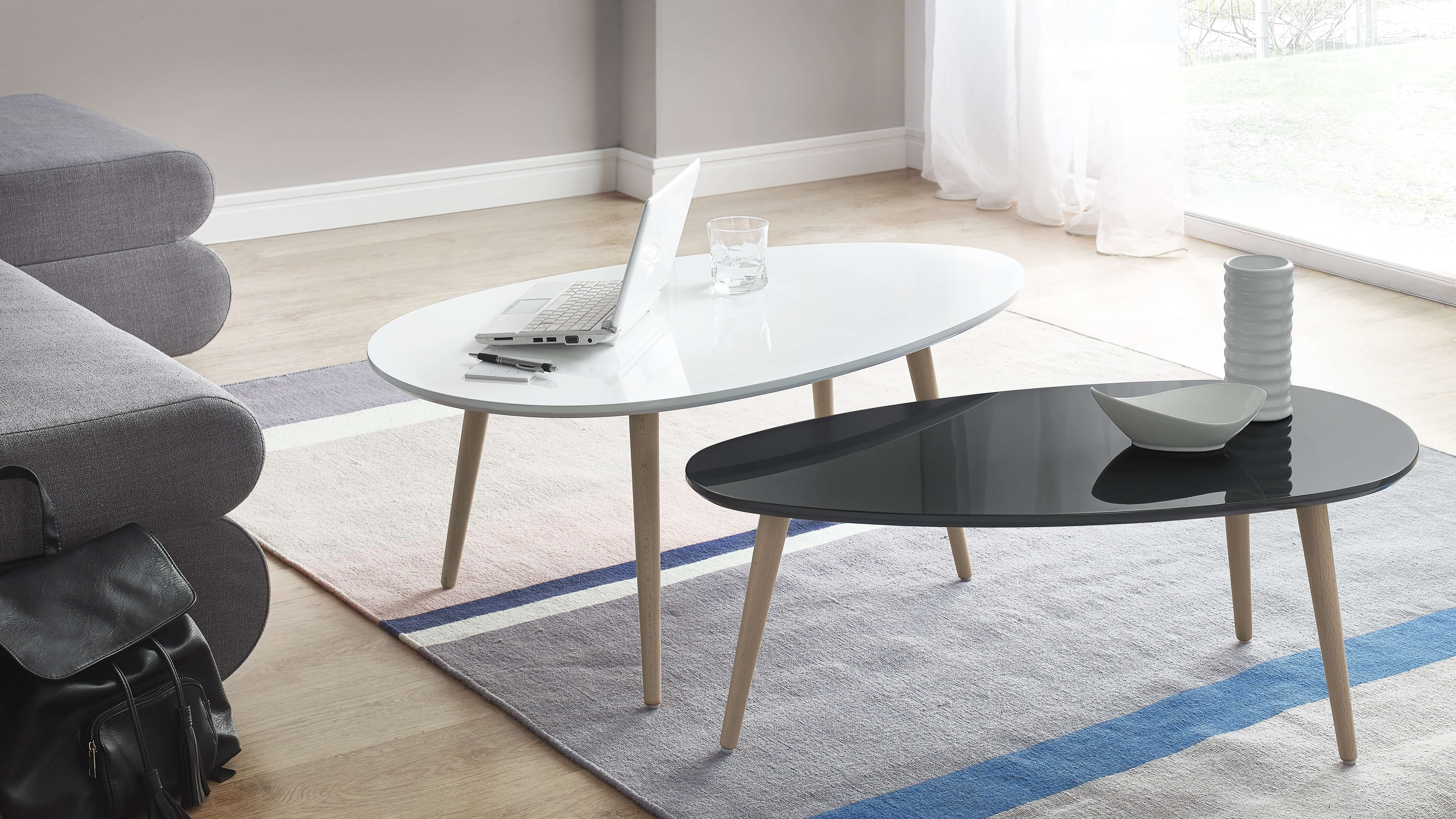 Duo table basse scandinave