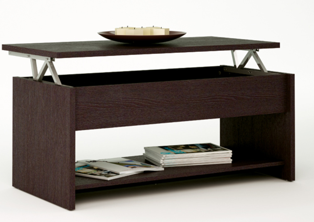Table basse relevable wengé pas cher