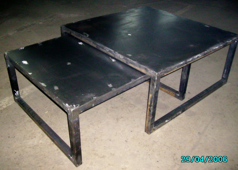 Table basse gigogne fer forgé