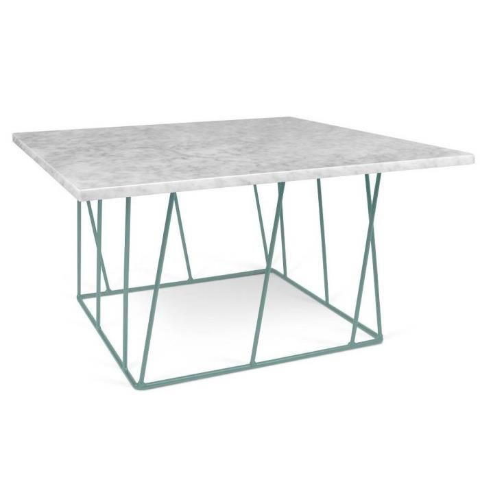 Table basse carrée à plateau rotatif laqué - damien