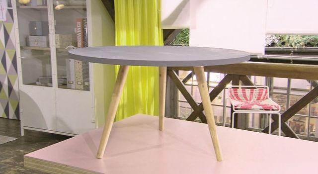 Creer une table basse scandinave