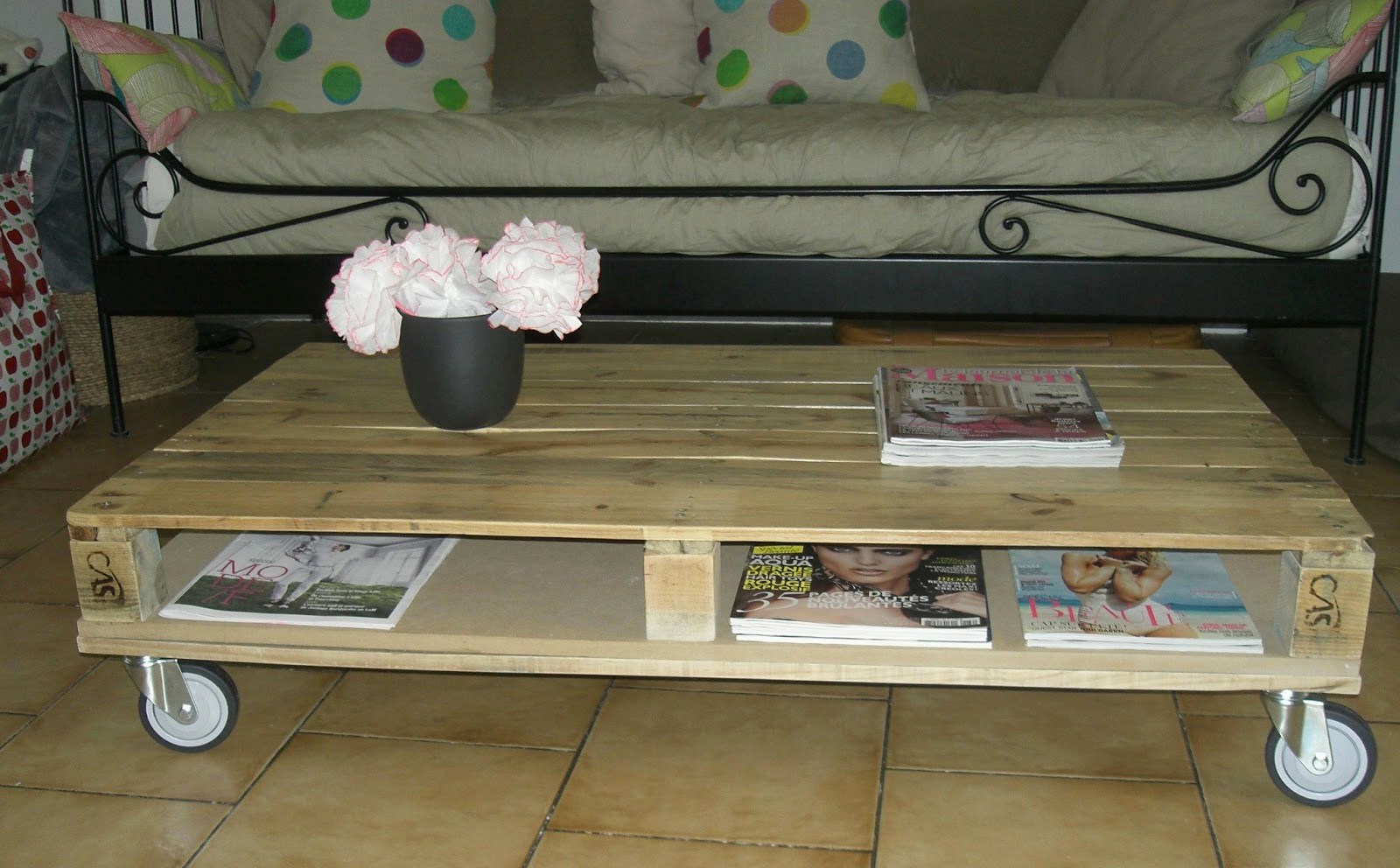 Realiser une table basse avec une palette