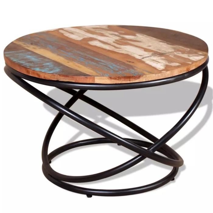 Table basse en bois recup