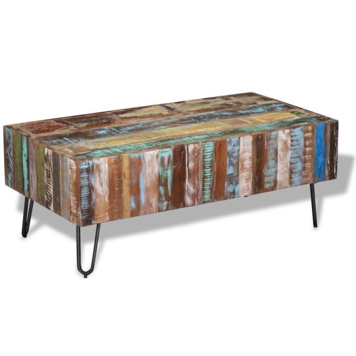 Table basse recup bois