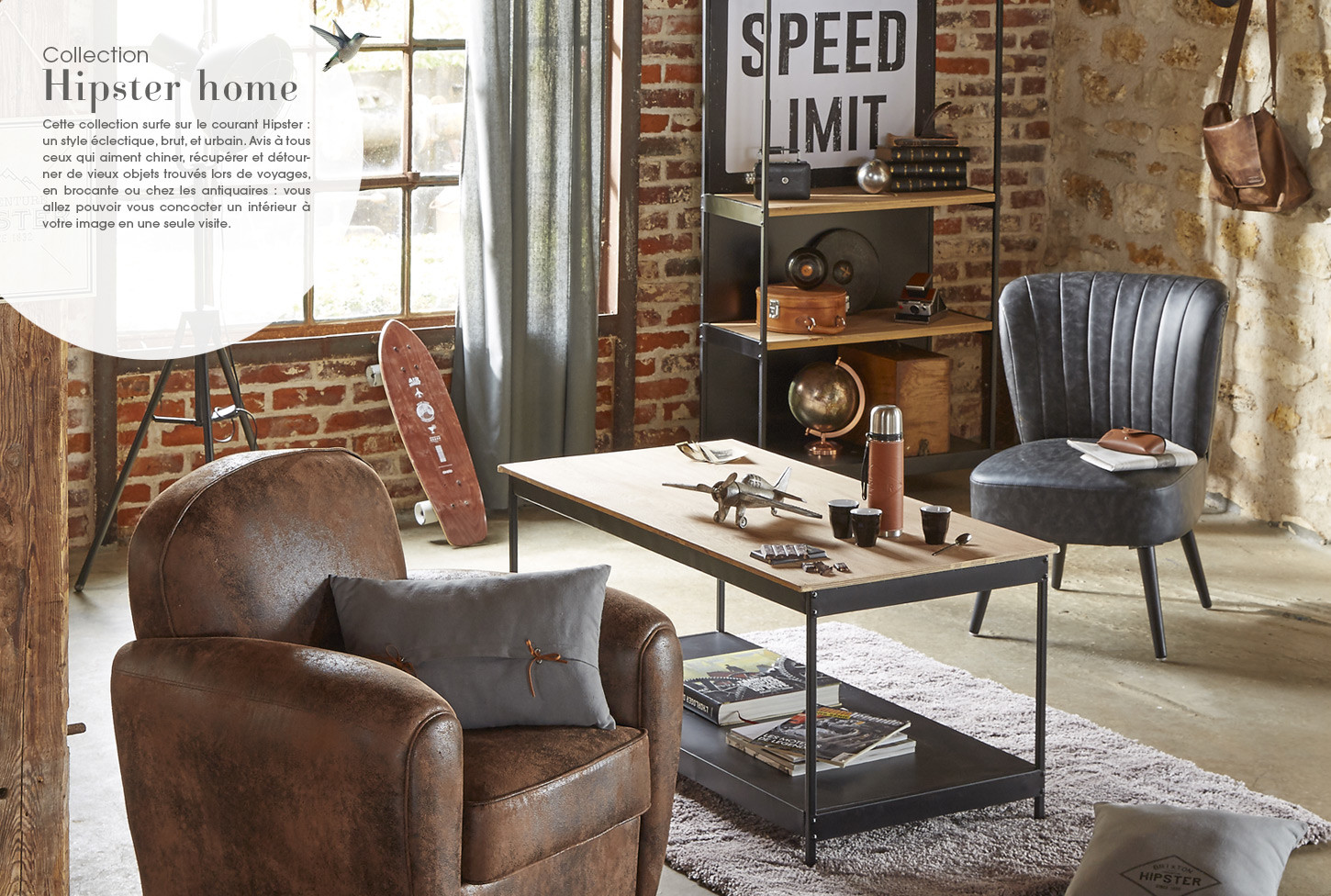 Table basse hipster
