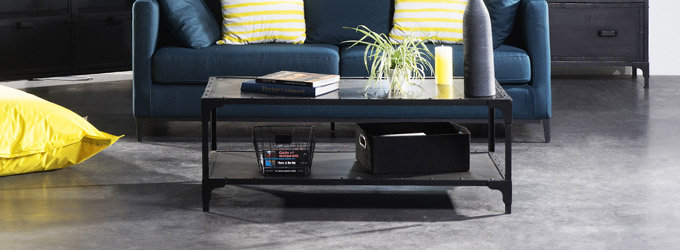 Table basse bois et verre ikea