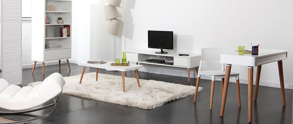 Table basse et meuble tv scandinave