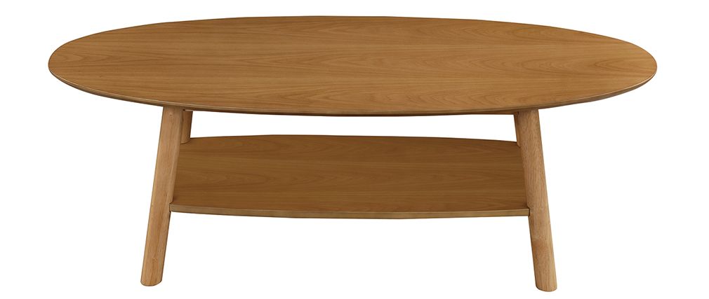 Table basse bois claire carree